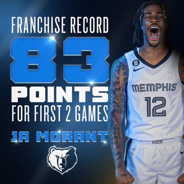 vip 注册-新赛季开局两战轰下83分！莫兰特朝着MVP方向进发